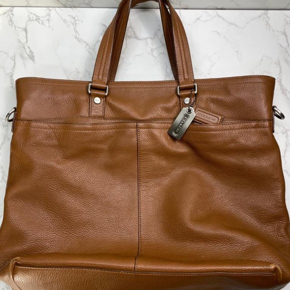 Coach Handbags - Coach Brown Leather Shoulder Bag